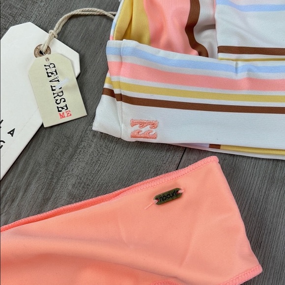 ☀️BILLABONG☀️ RIP CURL☀️FEELING SUNNY PLUNGE CLASSIC SURF CHEEKY PANT - Picture 12 of 16